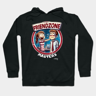 Friendzone Funnies masters! NOT AGAIN! CHEER UP! - Retro Vintage Funny Style Hoodie